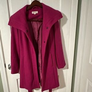 Merona Pink Wool Jacket / Coat.  Gently used - only worn a couple of times.